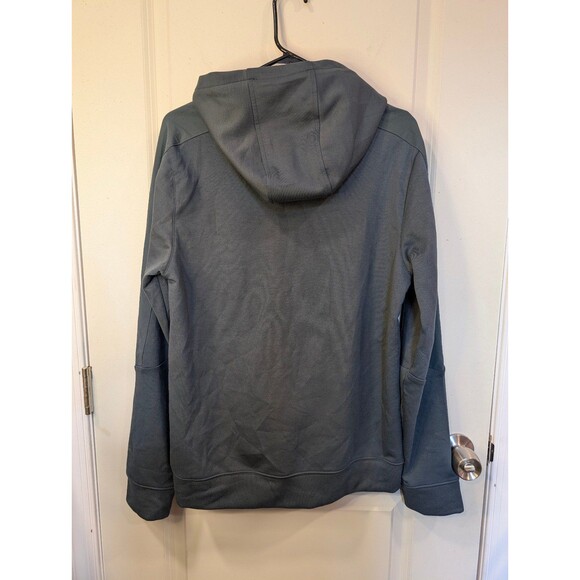 Men's VRST Pinnacle Fleece Hoodie Green Dusk - Picture 3 of 8